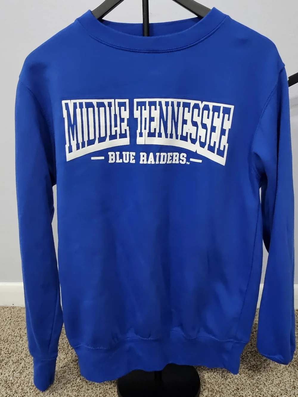 MV Sport Royal Blue Middle Tennessee Crewneck Sweatshirt